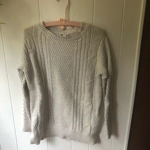 Cream sweater